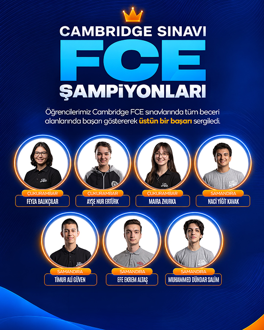 cambridge fce şampiyonları